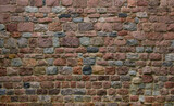 Fototapeta Tęcza - Romański mur kamienny