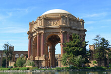 The Palace Of Fine Arts Was Built In 1915 With Beaux Arts Style At 3601 Lyon Street In San Francisco, California CA, USA. 