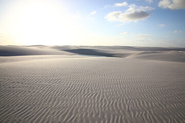 Sticker - View of Lencois Maranhenses National Park, Brazil