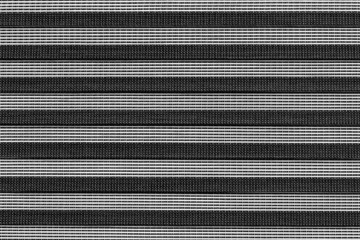 Poster - Black fabric texture background. Detail of canvas textile material.