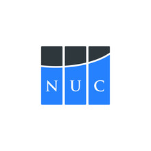 NUC Letter Logo Design On White Background. NUC Creative Initials Letter Logo Concept. NUC Letter Design. 