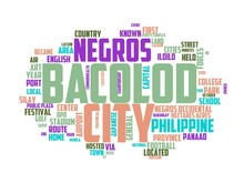 Bacolod Wordcloud Concept, Wordart, Philippines,bacolod,tourism,travel,building