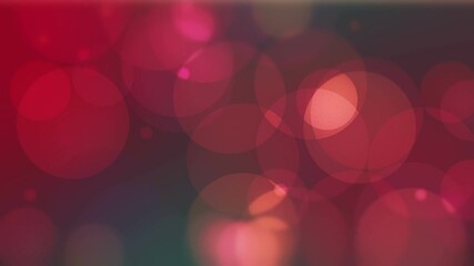 Wall Mural - christmas celebration circles abstract round shapes with blurred glowing background. motion video an