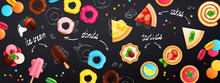 Desserts Sweets Background Banner