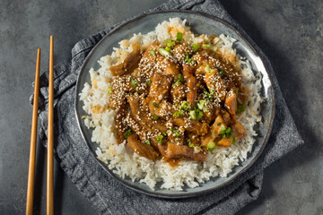 Poster - Homemade Asian Garlic Ginger Pork