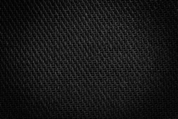 Mesh cloth speaker black fabric detail of the amplifier.
