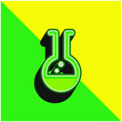 © LIGHTFIELD STUDIOS - Beaker Green and yellow modern 3d vector icon logo