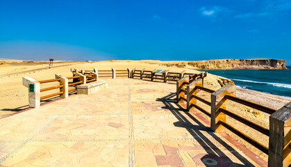 Sticker - Landscape of Paracas National Reserve in Peru