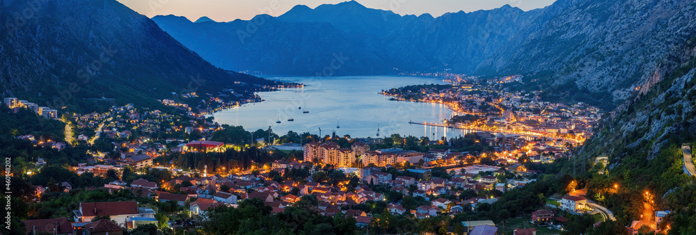 The Bay of Kotor also known as the Boka, is a winding bay of the Adriatic Sea in southwestern Montenegro