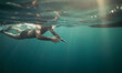 © yossarian6 - Underwater view of man snorkeling