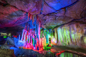 Naklejka na meble Underground caves in Xintai City, China