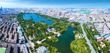 Aerial Photography Of Jinan Daming Lake Park