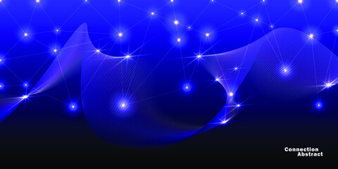 Wall Mural - internet connection, abstract sense of science and technology graphic design. vector illustration