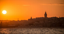 ıstanbul Bosphours Galata Tower Istanbul Sunset
