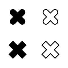 Sticker - Cross mark icon