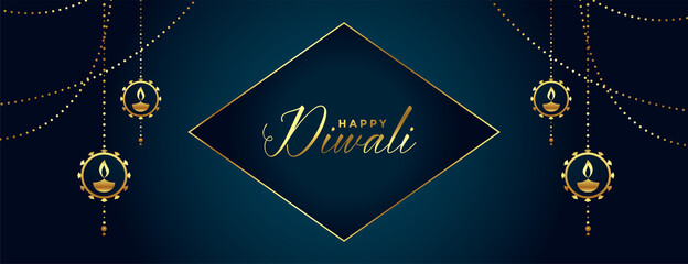 Wall Mural - decorative happy diwali festival background design
