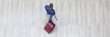 © H_Ko - Male tourist walking with suitcase top view