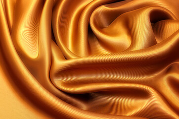 Wall Mural - Texture, background, pattern. Texture of orange silk or cotton or wool fabric. Beautiful pattern of fabric.