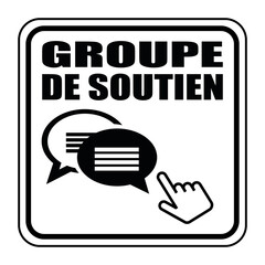 Canvas Print - Logo groupe de soutien.