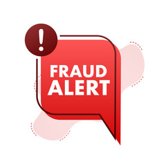 Poster - Fraud alert. Security Audit, Virus Scanning, Cleaning, Eliminating Malware, Ransomware Vector stock illustration.