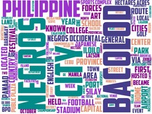 Bacolod Typography, Wordcloud, Wordart, Philippines,bacolod,tourism,travel,building