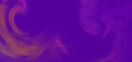 Wall Mural - abstract vector background. halftone gradient gradation. vibrant texture. smoke effect. retro design