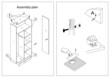 © New Africa - Furniture assembly plan on white background, illustration