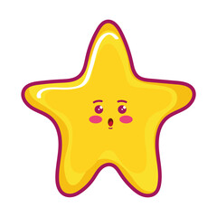 Sticker - cute star kawaii