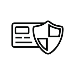 Canvas Print - Secure payment icon