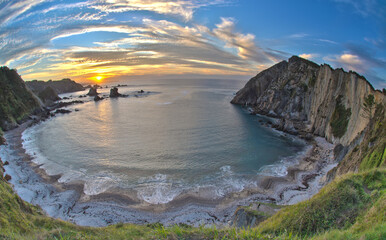 Canvas Print - Asturias, playa del silencio