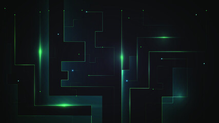 technology background and network and vector picture,green abstract , green light abstract ,background,digital background