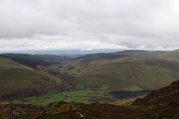 Wall Mural - Cadair Idris Mountain Landscape Background