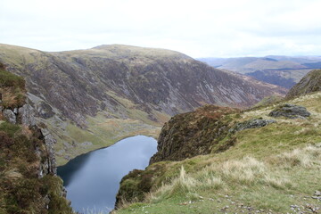 Wall Mural - Cadair Idris Mountain Landscape Background