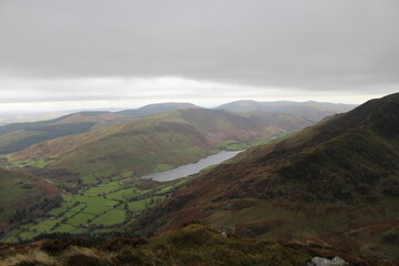 Wall Mural - Cadair Idris Mountain Landscape Background