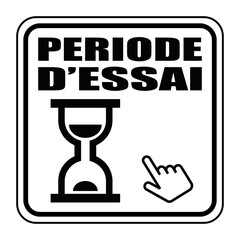 Poster - Logo période d'essai.