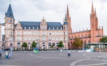 Wiesbaden, Germany. New Town Hall (Neues Rathaus), 1887