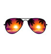 cool aviator sunglasses sunset beach