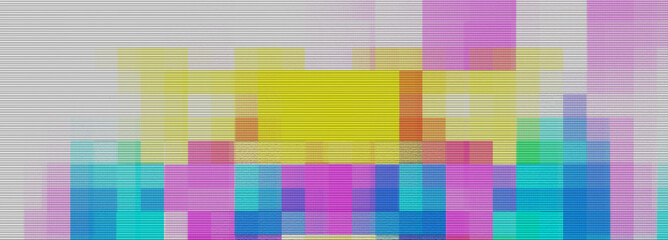 Abstract glitch art background image.