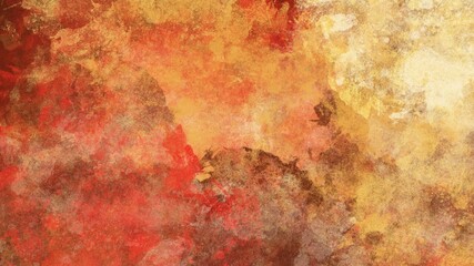 Abstract painting art with red and orange grunge texture paint brush for presentation, website background, halloween poster, wall decoration, or t-shirt design.