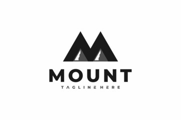 Sticker - letter M mounts logo