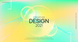 Abstract colorful mesh gradient background with lines for business, technology and banner design template.