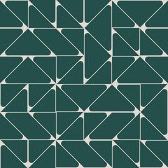 Wall Mural - linear shapes design with bauhaus inspired geometric figures abstract pattern graphics