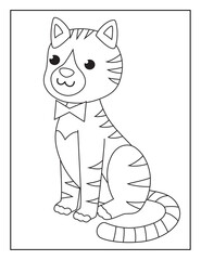 Circus Coloring Book Pages for Kids. Coloring book for children. Circus.