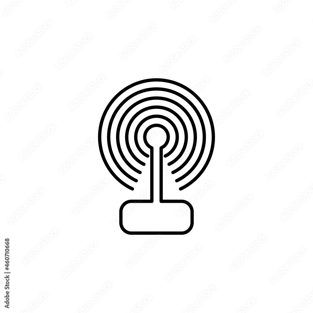 antenna, waves icon in Mobile network set