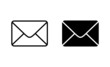 Mail icons set. email sign and symbol. E-mail icon. Envelope icon