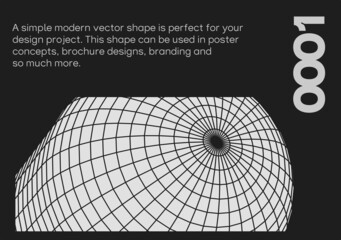 Wall Mural - strange vector shapes collection. geometric figures, distortion.