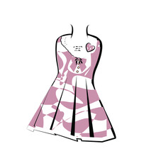 Abstract Illustration Of A Dress