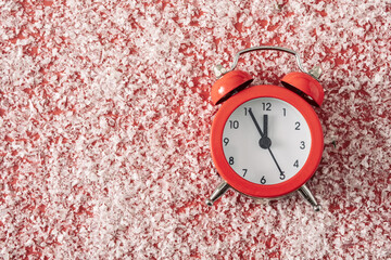 Wall Mural - minimal trend concept for christmas and new year.