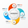 © kuliperko - Infographic design template. Creative concept with 4 steps