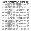 © haris - Various Pattern collections 100 Mandala pattern set Doodles freehand